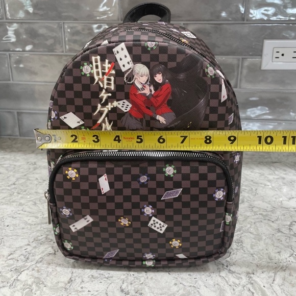 Kakegurui Yumeko & Kirari Checkered Mini Backpack - Picture 13 of 14